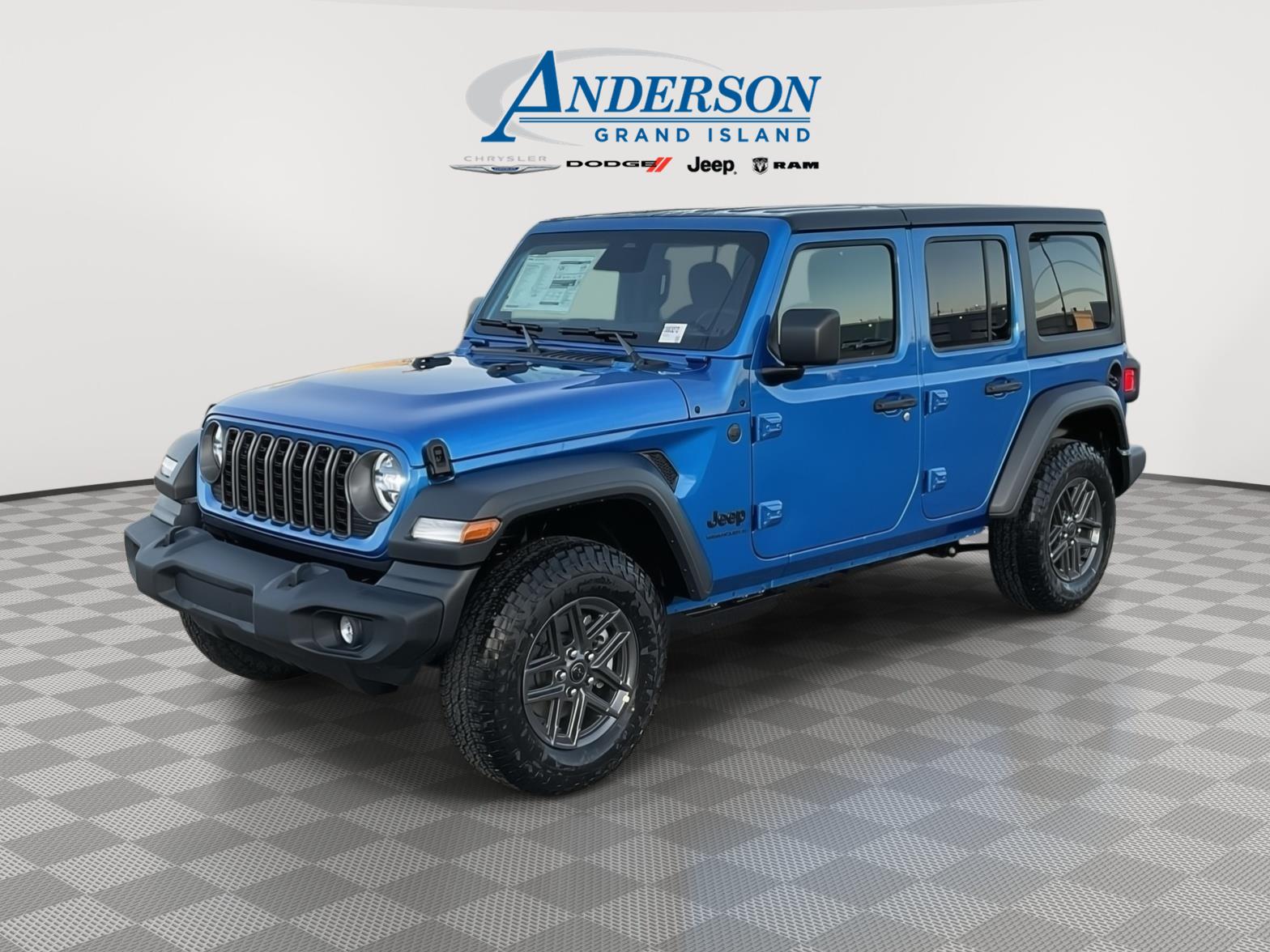 Hydro Blue Pearlcoat 2026 Jeep Wrangler Sport S 4-Door 4WD SUV / Crossover Four-Wheel Drive 8-Speed Automatic