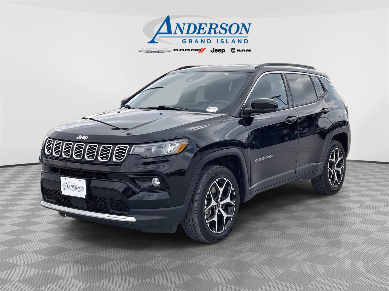 Diamond Black Crystal Pearlcoat 2025 Jeep Compass Limited 4WD SUV / Crossover Four-Wheel Drive 8-Speed Automatic