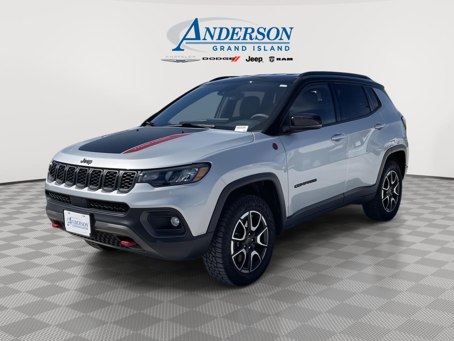 Silver Zynith Metallic Clearcoat 2025 Jeep Compass Trailhawk 4WD SUV / Crossover Four-Wheel Drive 8-Speed Automatic