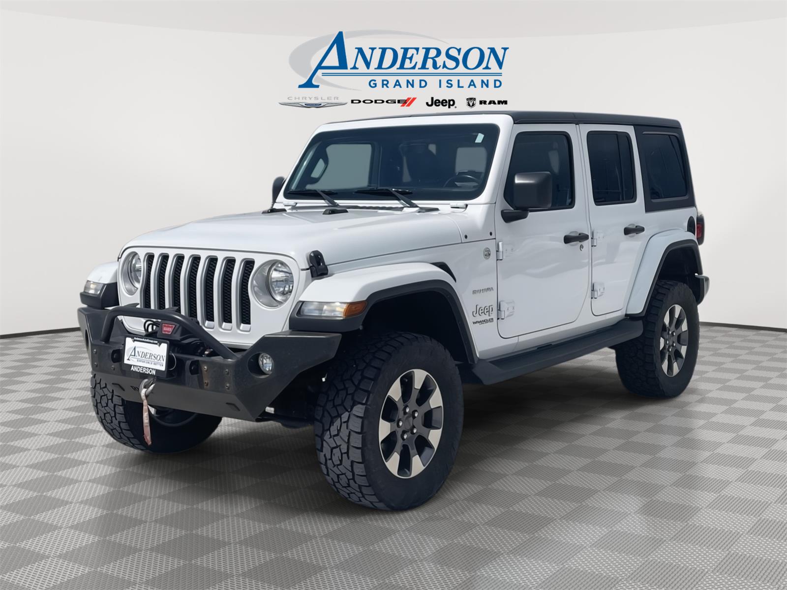 Bright White Clearcoat 2018 Jeep Wrangler Unlimited Sahara 4WD SUV / Crossover Four-Wheel Drive 8-Speed Automatic