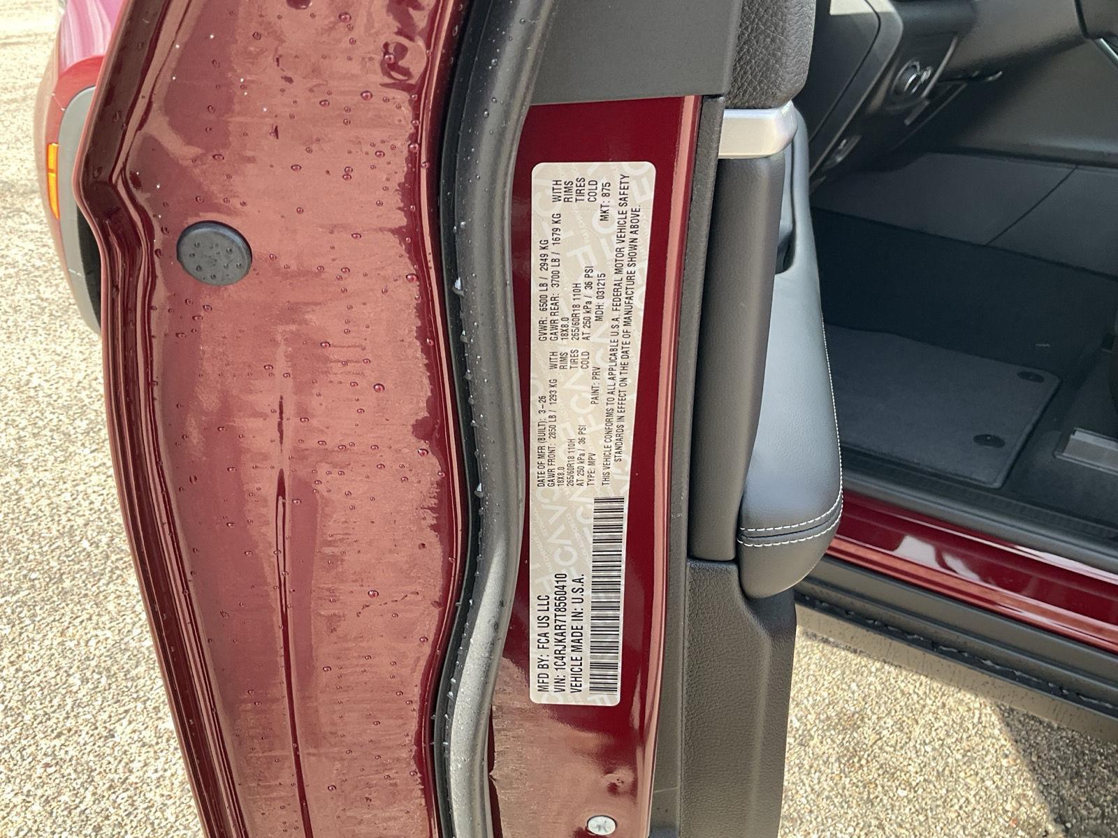 New 2026 Jeep Grand Cherokee L for sale in Grand Island NE