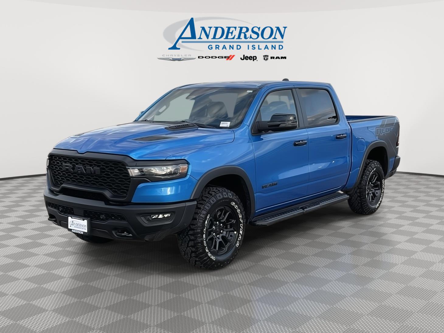 Hydro Blue Pearlcoat 2026 RAM 1500 Pickup Truck Four-Wheel Drive 8-Speed Automatic