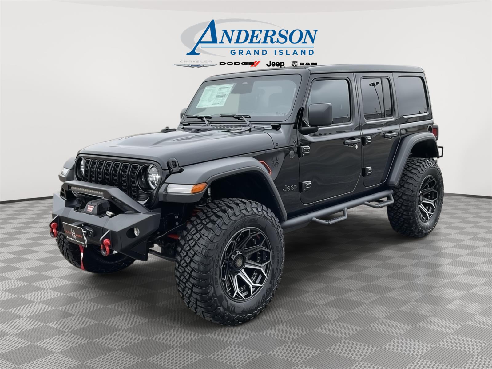 Black Clearcoat 2026 Jeep Wrangler Willys 4-Door 4WD SUV / Crossover Four-Wheel Drive 8-Speed Automatic