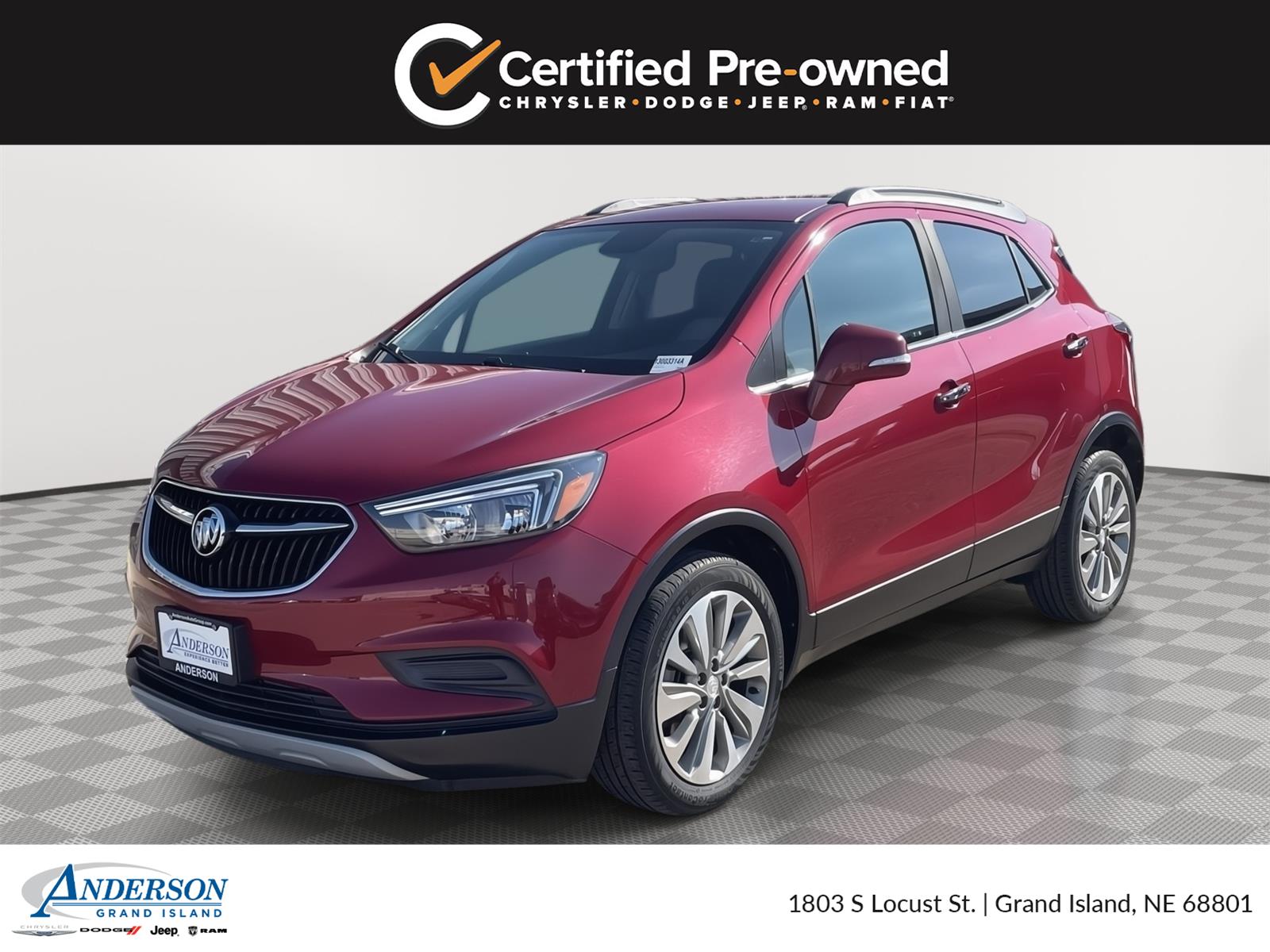 Winterberry Red Metallic 2019 Buick Encore Preferred FWD SUV / Crossover Front-Wheel Drive 6-Speed Automatic