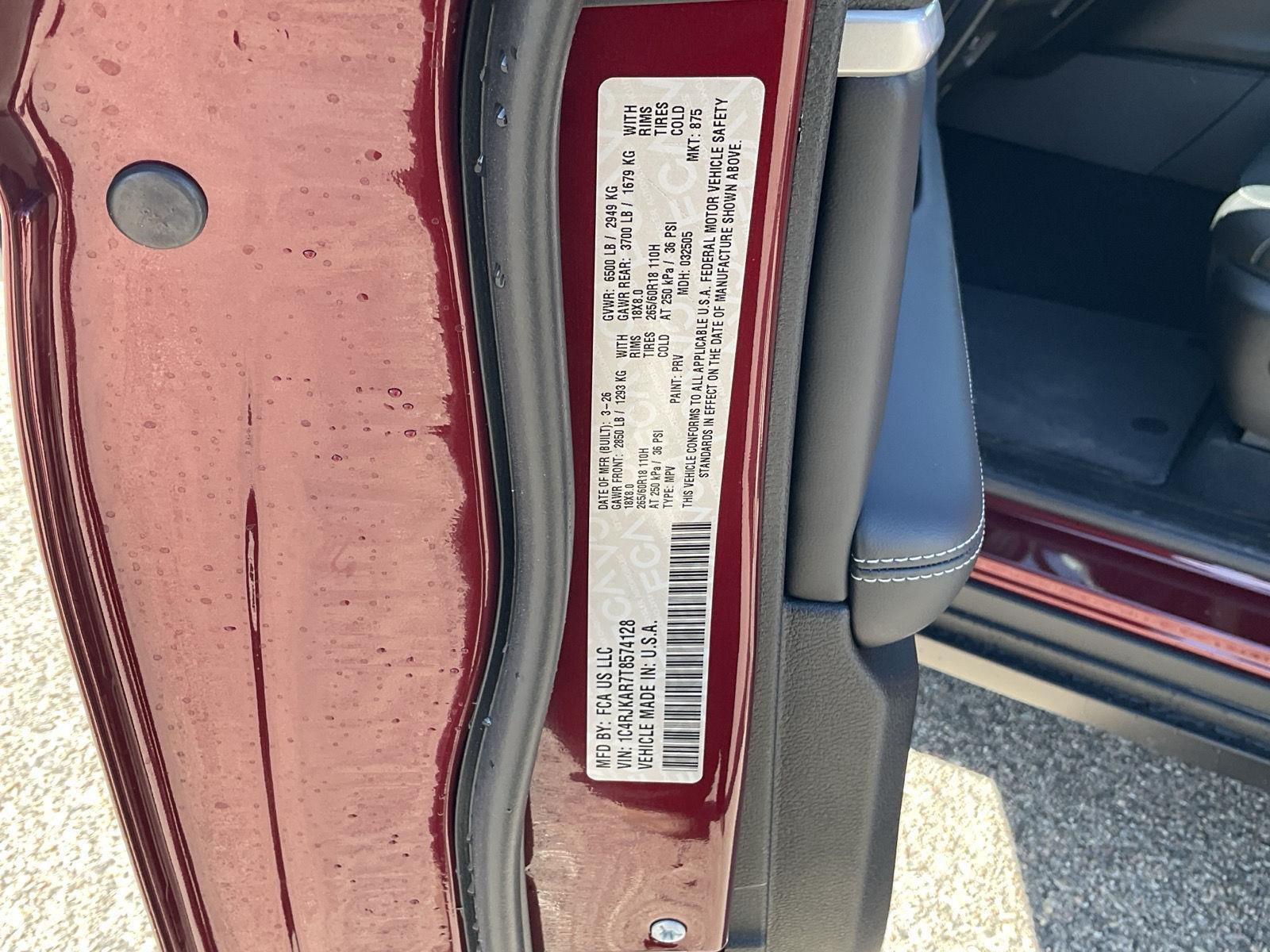 New 2026 Jeep Grand Cherokee L for sale in Grand Island NE