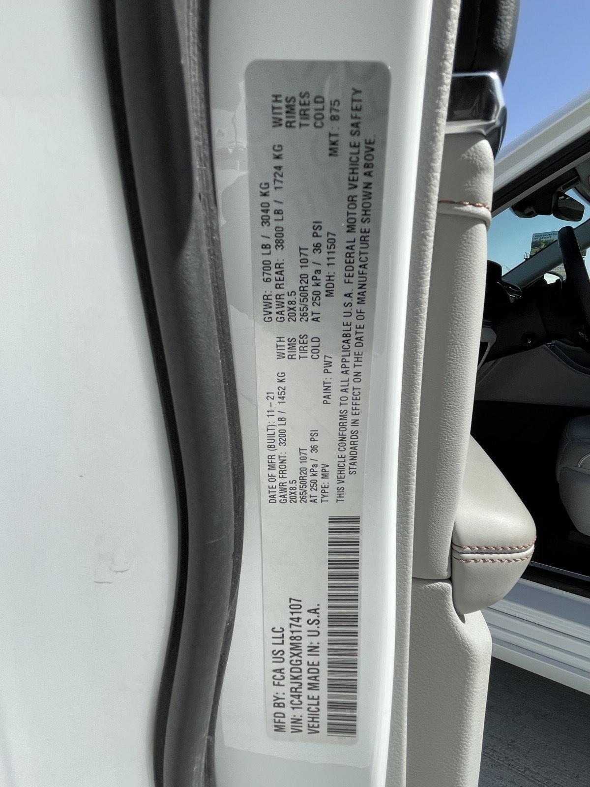 Pre-Owned 2021 Jeep Grand Cherokee L for sale in Grand Island NE
