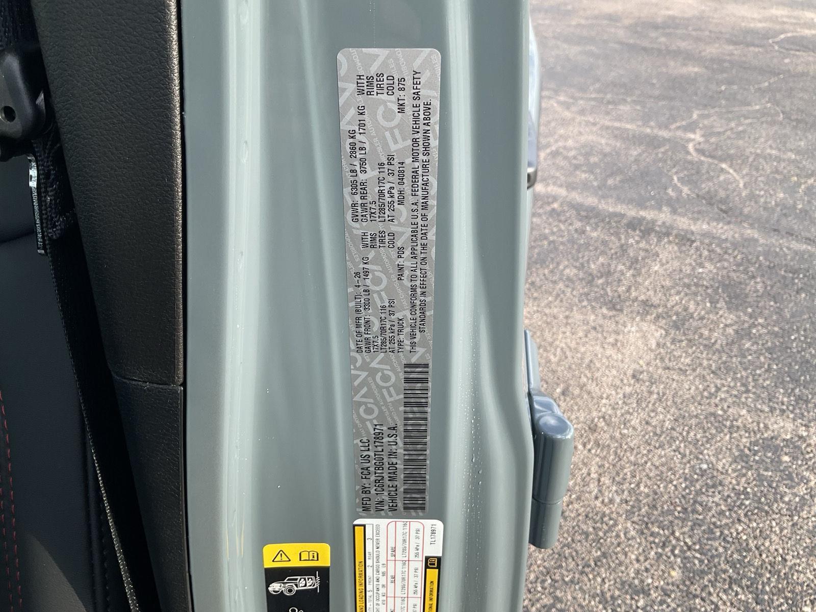 New 2026 Jeep Gladiator for sale in Grand Island NE