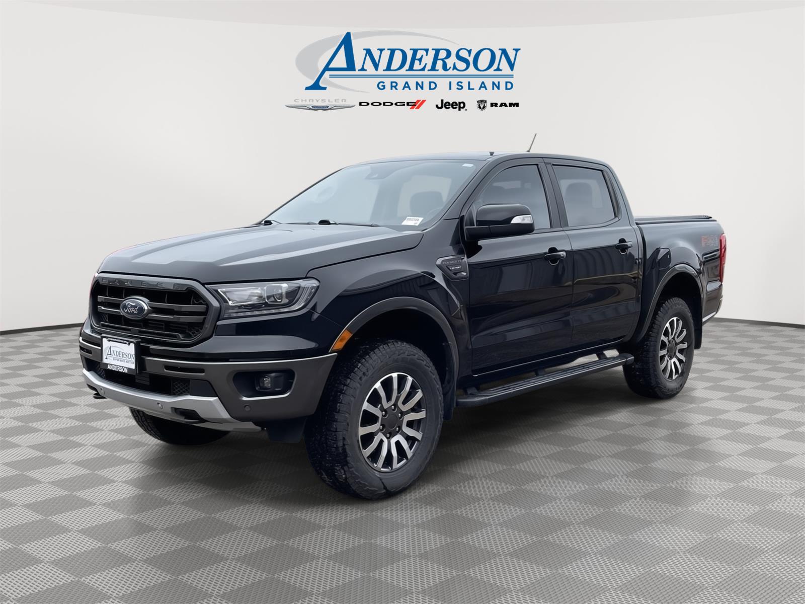 Shadow Black 2019 Ford Ranger Lariat SuperCrew 4WD Pickup Truck Four-Wheel Drive Automatic