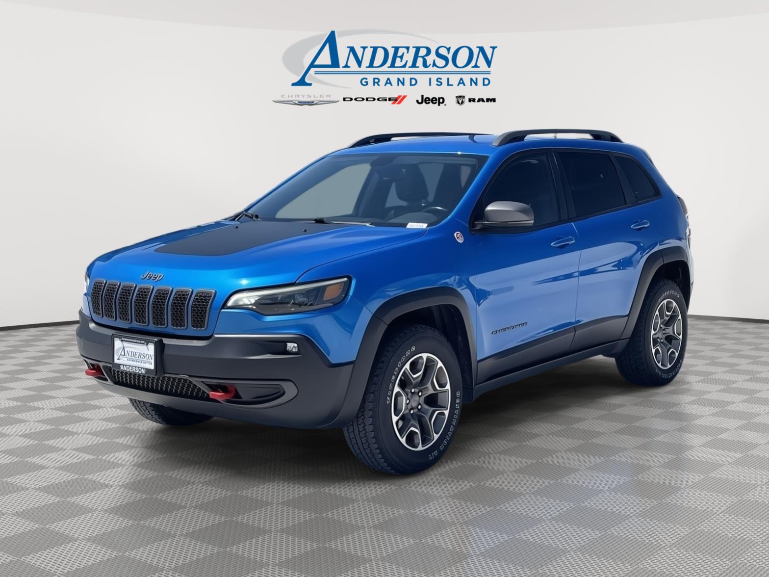 Hydro Blue Pearlcoat 2020 Jeep Cherokee SUV / Crossover Four-Wheel Drive 9-Speed Automatic