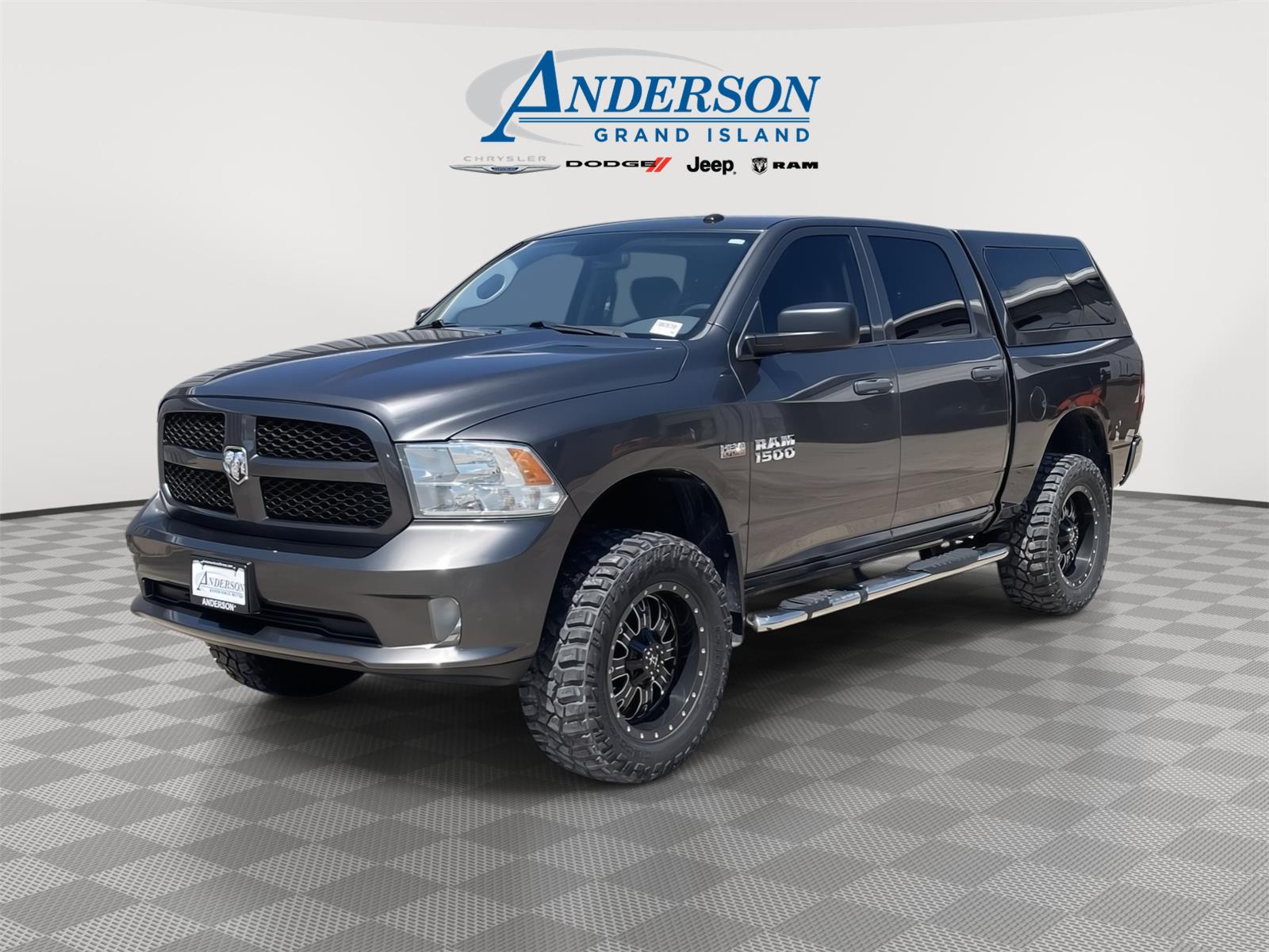 Gray (Granite Crystal Metallic Clearcoat) 2014 RAM 1500 Pickup Truck Four-Wheel Drive 6-Speed Automatic