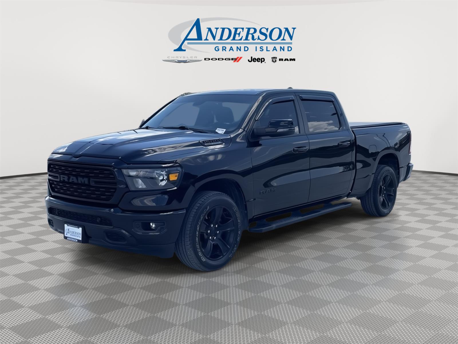 Diamond Black Crystal Pearlcoat 2023 RAM 1500 Pickup Truck Four-Wheel Drive 8-Speed Automatic