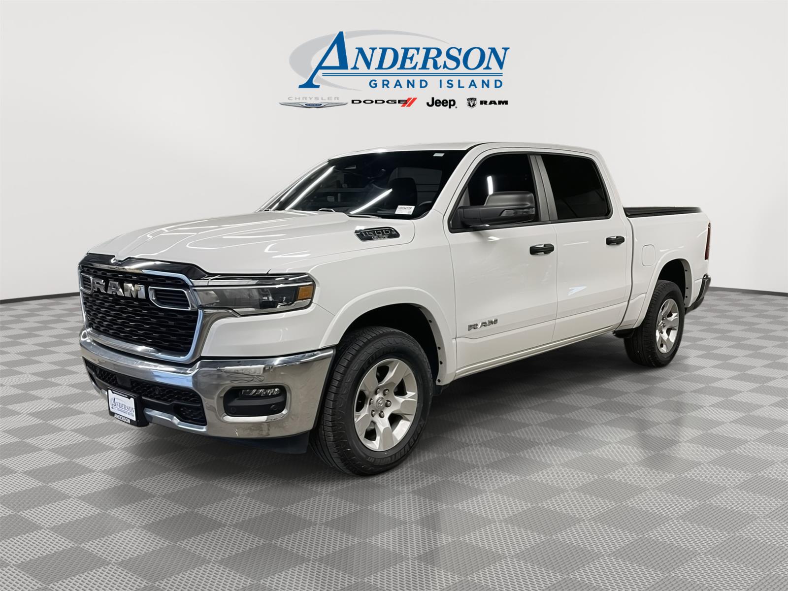 Bright White Clearcoat 2025 RAM 1500 Pickup Truck Four-Wheel Drive 8-Speed Automatic