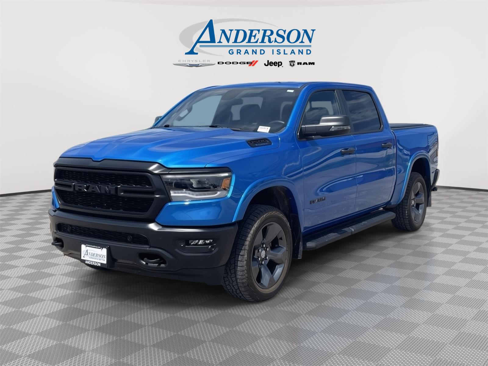 Hydro Blue Pearlcoat 2023 RAM 1500 Pickup Truck Four-Wheel Drive 8-Speed Automatic