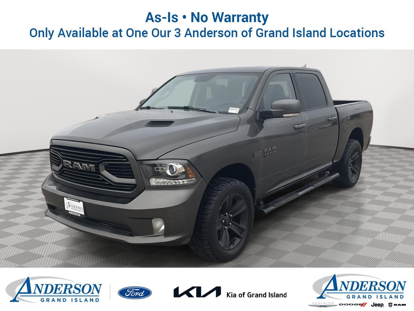 Granite Crystal Metallic 2018 RAM 1500 Pickup Truck Four-Wheel Drive 8-Speed Automatic