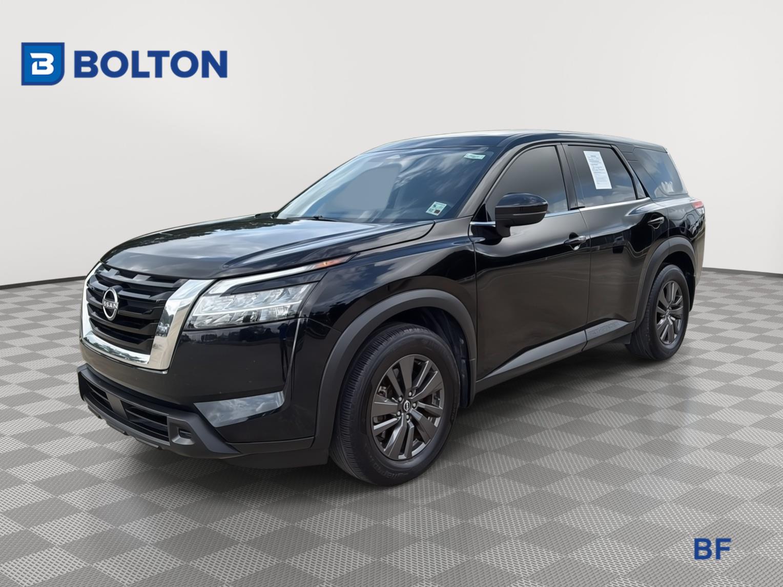 Super Black 2022 Nissan Pathfinder S FWD SUV / Crossover Front-Wheel Drive Automatic