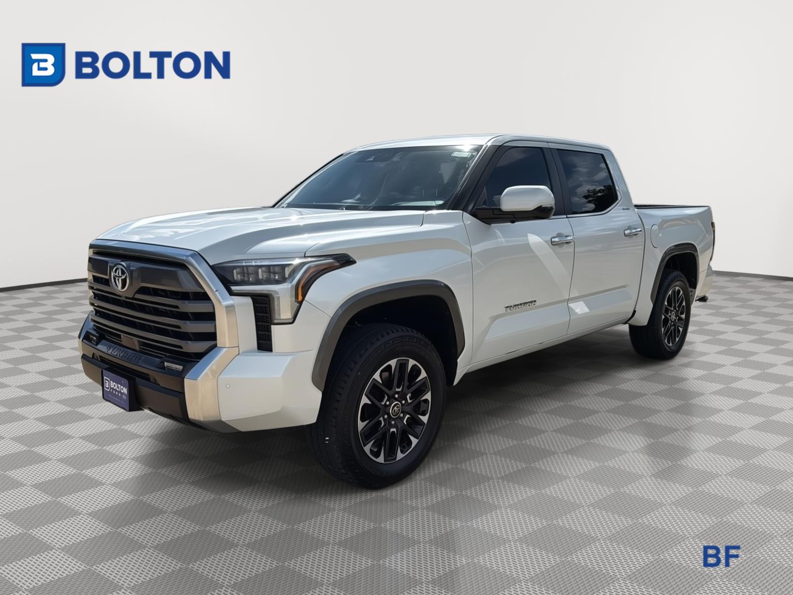 White (Wind Chill Pearl) 2024 Toyota Tundra Limited CrewMax Cab 4WD Pickup Truck Four-Wheel Drive Automatic