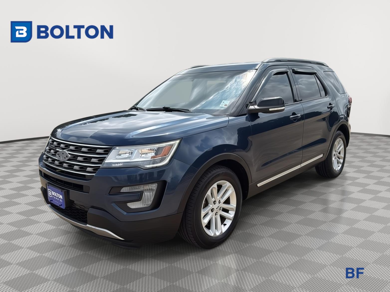 Blue Jeans Metallic 2017 Ford Explorer XLT SUV / Crossover Front-Wheel Drive 6-Speed Automatic