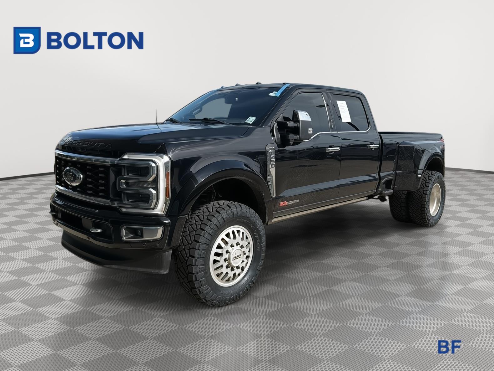 Agate Black Metallic 2024 Ford F-450 Super Duty Pickup Truck Four-Wheel Drive Automatic