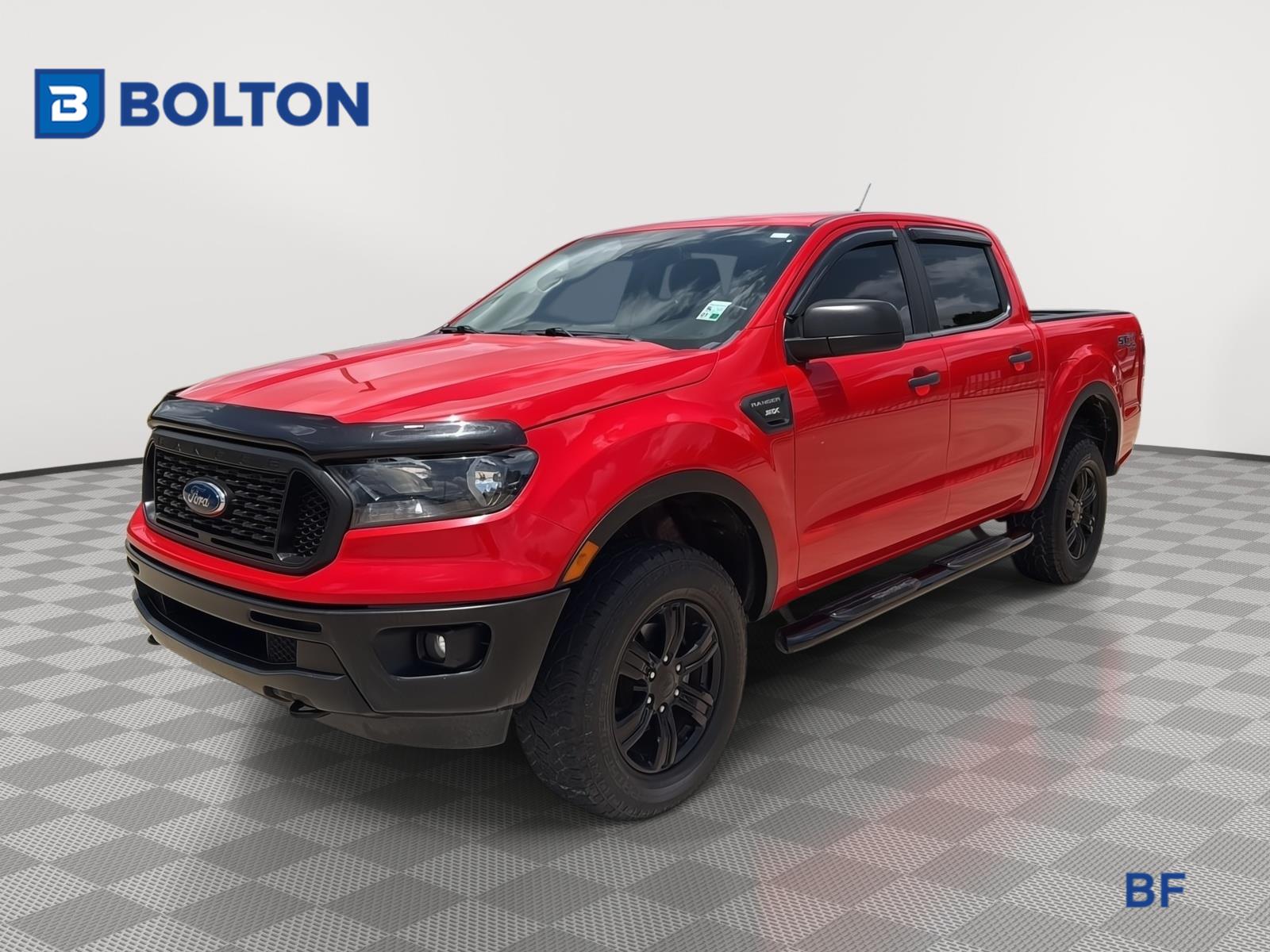 Race Red 2022 Ford Ranger Pickup Truck Four-Wheel Drive Automatic