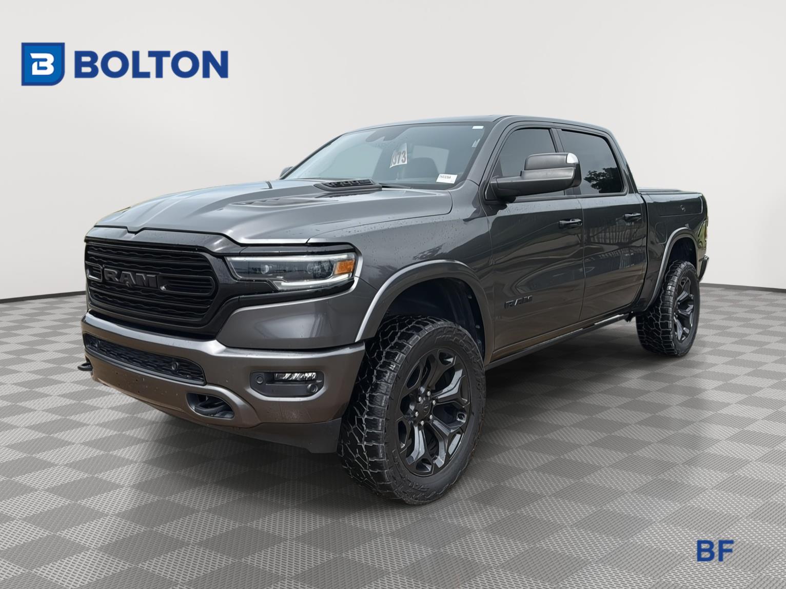Gray (Granite Crystal Metallic Clearcoat) 2023 RAM 1500 Pickup Truck Four-Wheel Drive 8-Speed Automatic