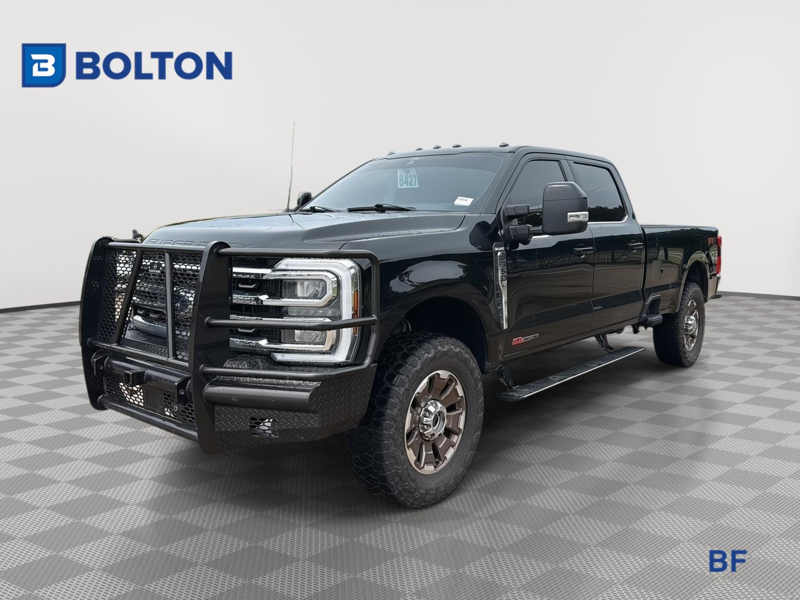 Agate Black Metallic 2024 Ford F-350 Super Duty Pickup Truck Four-Wheel Drive Automatic