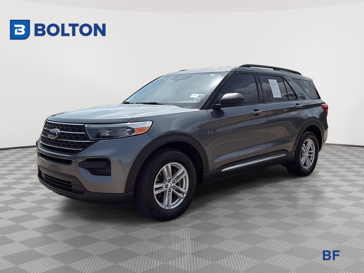 Carbonized Gray Metallic 2022 Ford Explorer SUV / Crossover Rear-Wheel Drive Automatic