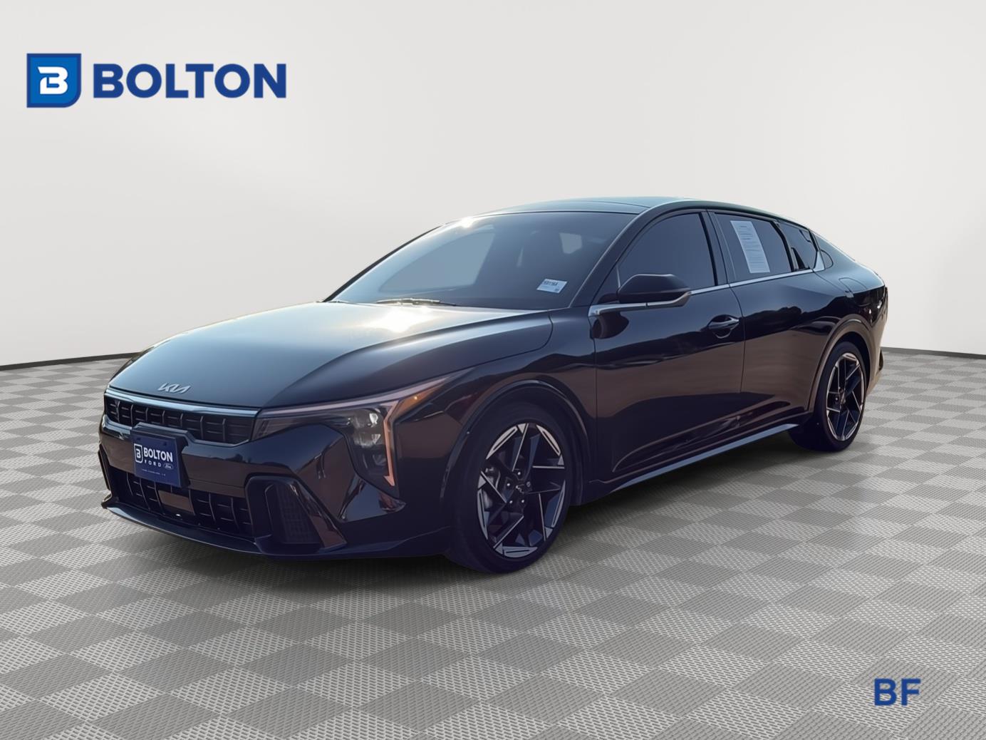 Aurora Black Pearl 2025 Kia K4 Sedan Front-Wheel Drive Continuously Variable Transmission