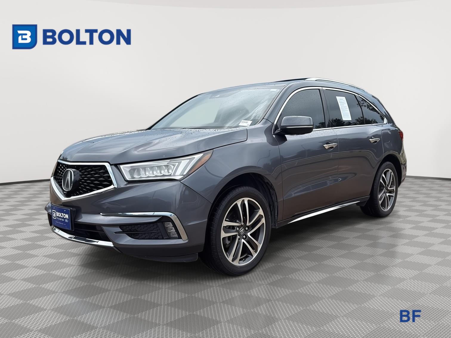 Gray (Modern Steel Metallic) 2017 Acura MDX SUV / Crossover Front-Wheel Drive Automatic