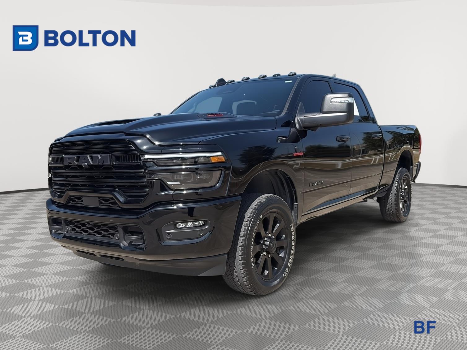 Diamond Black Crystal Pearlcoat 2025 RAM 2500 Pickup Truck Four-Wheel Drive 8-Speed Automatic