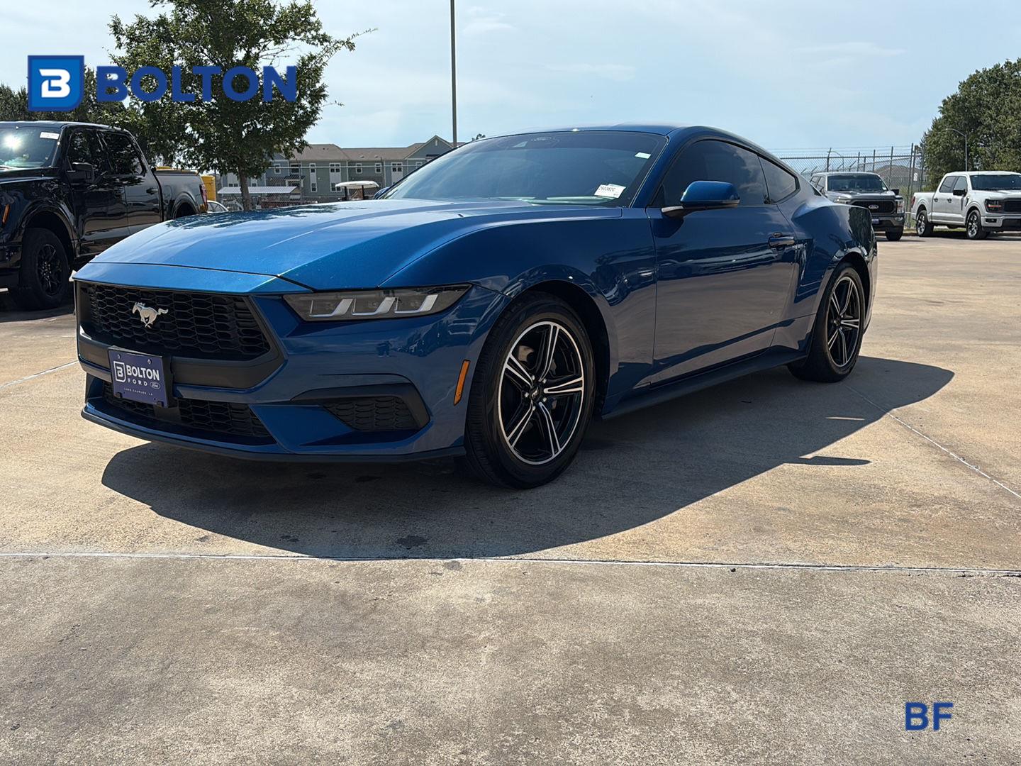 Atlas Blue Metallic 2024 Ford Mustang Coupe Rear-Wheel Drive Automatic