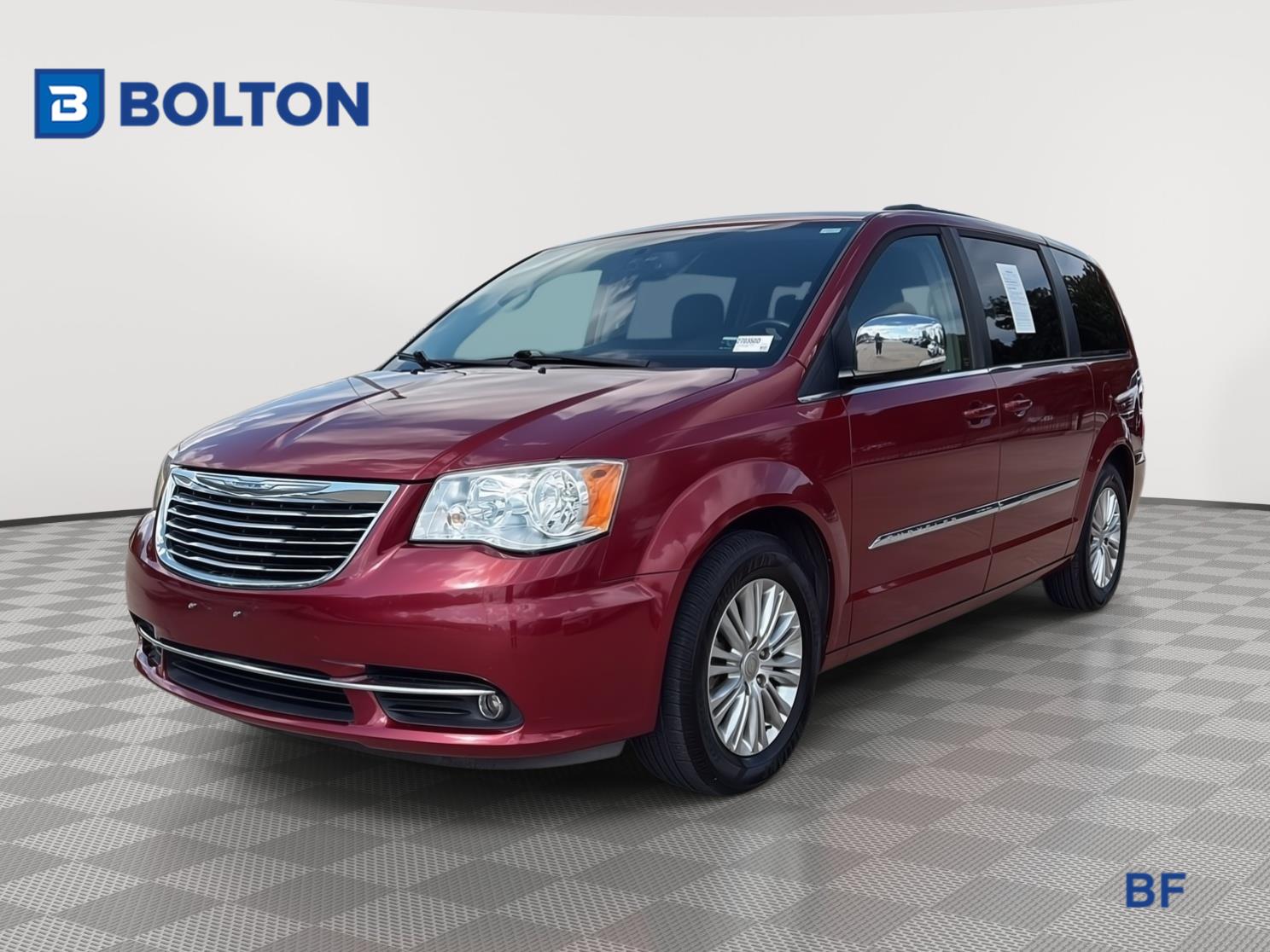 Deep Cherry Red Crystal Pearlcoat 2015 Chrysler Town & Country Minivan Front-Wheel Drive 6-Speed Automatic