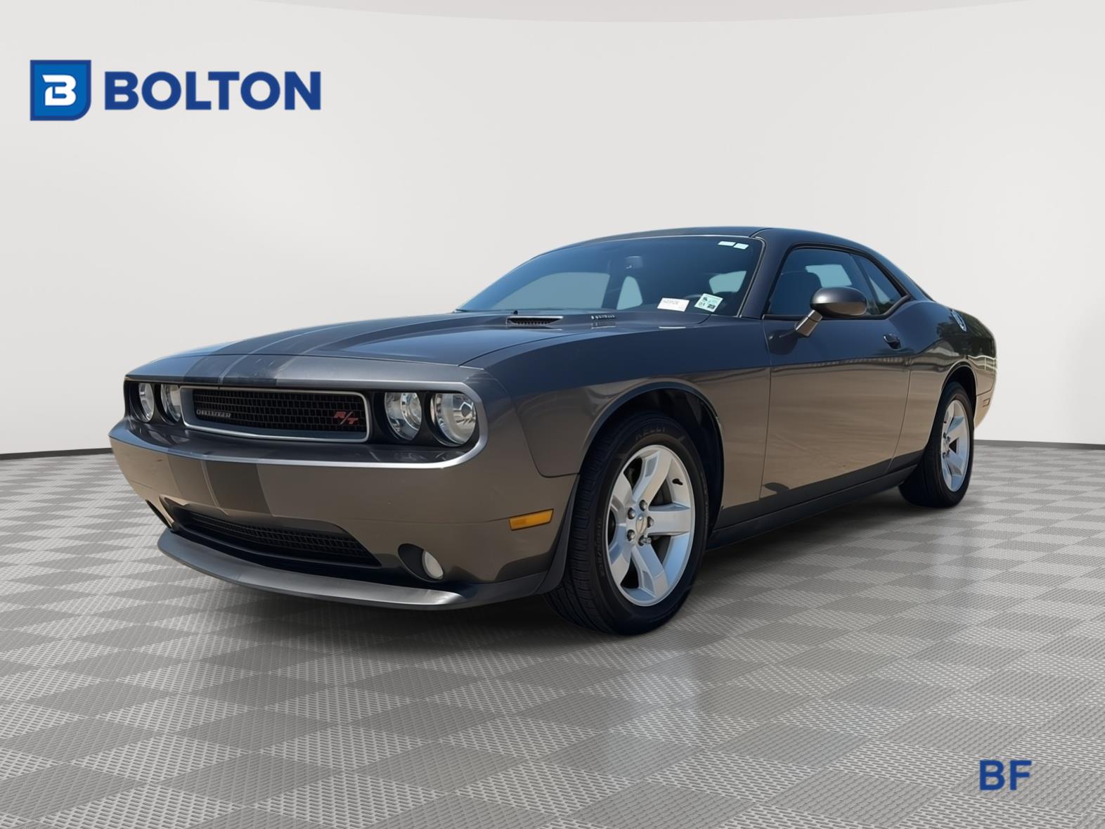Gray (Granite Crystal Metallic Clearcoat) 2013 Dodge Challenger Coupe Rear-Wheel Drive 5-Speed Automatic