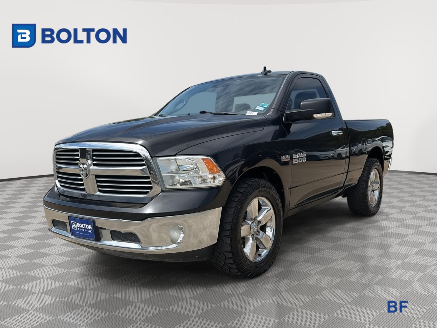 Brilliant Black Crystal Pearlcoat 2016 RAM 1500 Pickup Truck Four-Wheel Drive 8-Speed Automatic