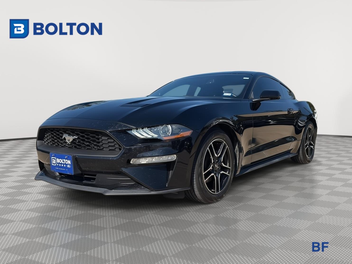 Shadow Black 2019 Ford Mustang Coupe Rear-Wheel Drive 10-Speed Automatic