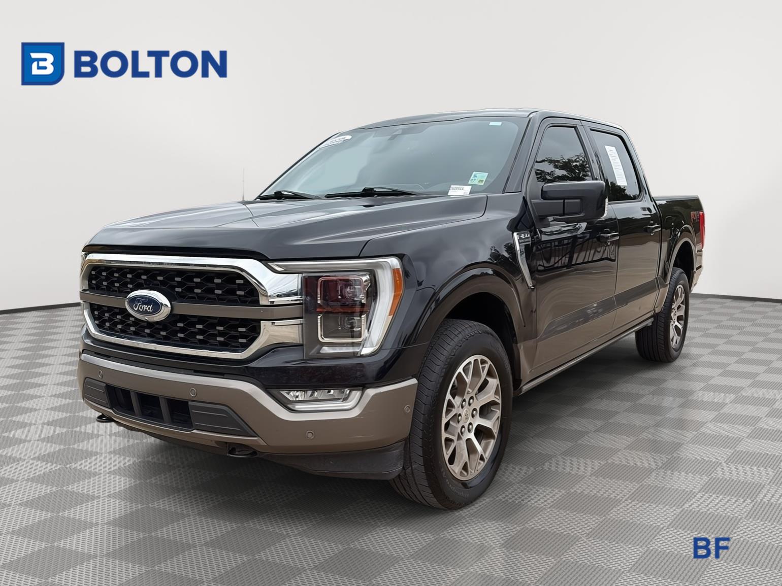 Agate Black Metallic 2021 Ford F-150 Pickup Truck Four-Wheel Drive Automatic