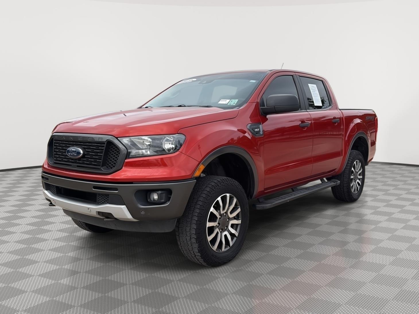Hot Pepper Red Metallic Tinted Clearcoat 2019 Ford Ranger Pickup Truck Four-Wheel Drive Automatic
