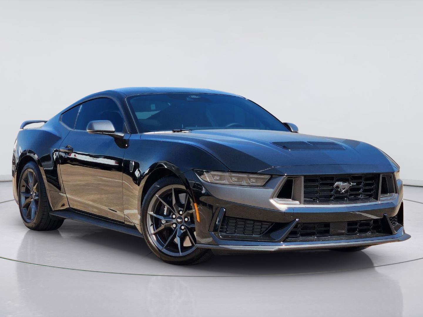 Shadow Black 2026 Ford Mustang Coupe Rear-Wheel Drive 6-Speed Manual