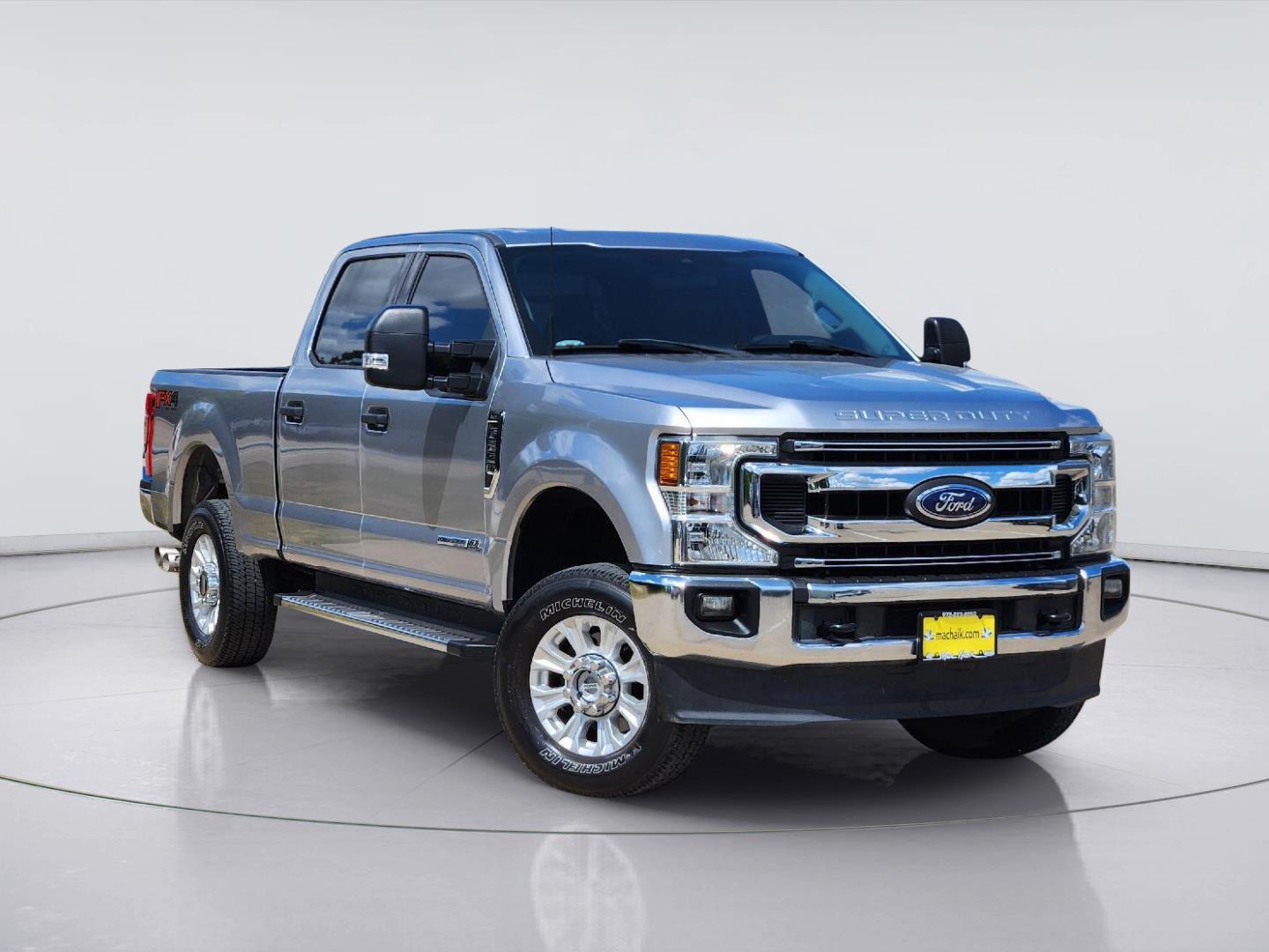 Iconic Silver 2020 Ford F-250 Super Duty Pickup Truck Four-Wheel Drive 6-Speed Automatic