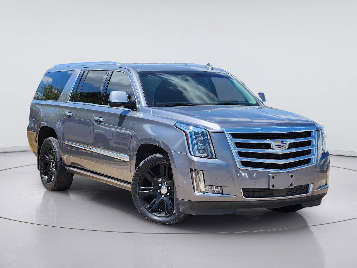 Gray (Satin Steel Metallic) 2018 Cadillac Escalade ESV SUV / Crossover Four-Wheel Drive Automatic