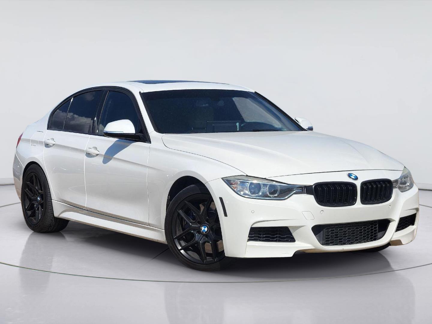 Alpine White 2015 BMW 3 Series Sedan Rear-Wheel Drive 8-Speed Automatic