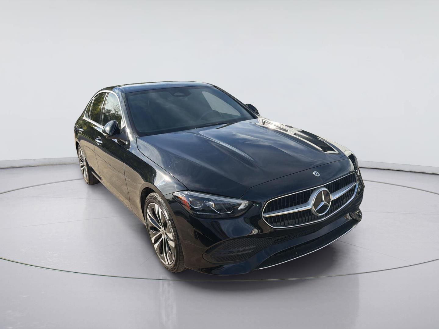 Black 2022 Mercedes-Benz C-Class Sedan Rear-Wheel Drive Automatic