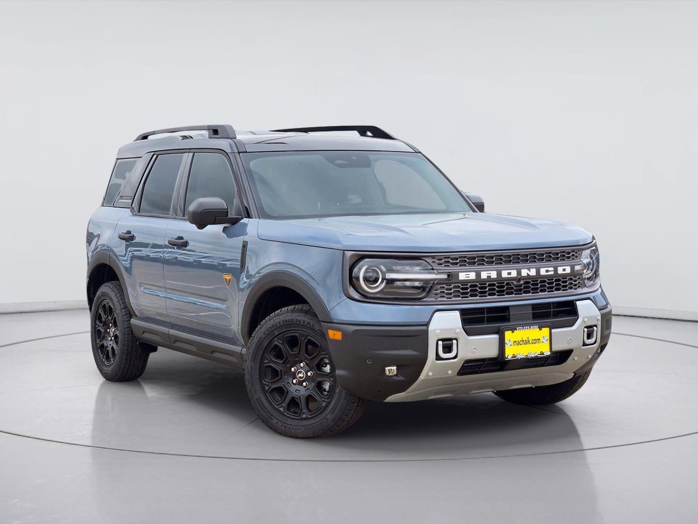 Blue (Azure Gray Metallic Tri-Coat) 2025 Ford Bronco Sport SUV / Crossover All-Wheel Drive 8-Speed Automatic