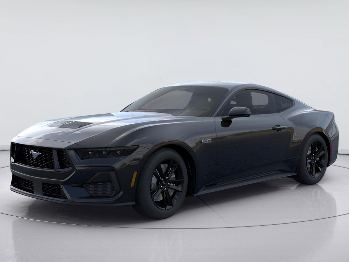 Shadow Black 2026 Ford Mustang Coupe Rear-Wheel Drive 6-Speed Manual
