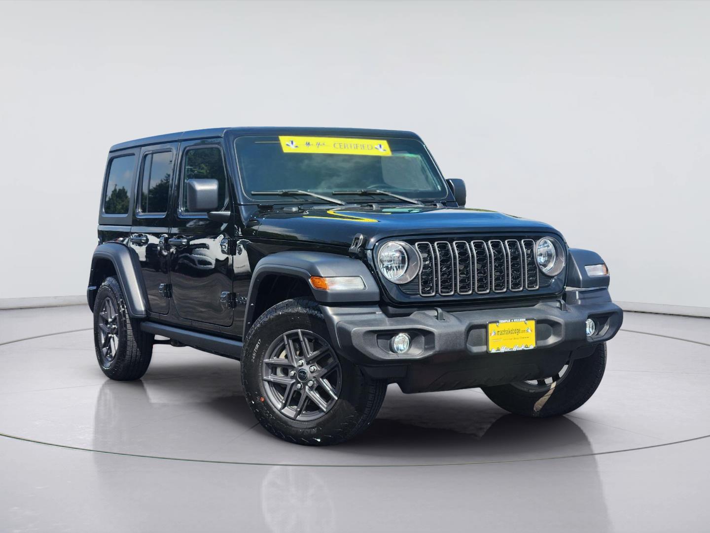 Black Clearcoat 2024 Jeep Wrangler SUV / Crossover Four-Wheel Drive 8-Speed Automatic