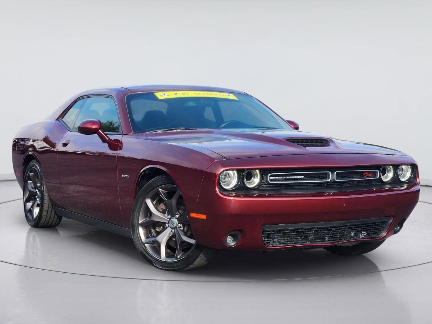 Octane Red Pearlcoat 2019 Dodge Challenger Coupe Rear-Wheel Drive 8-Speed Automatic