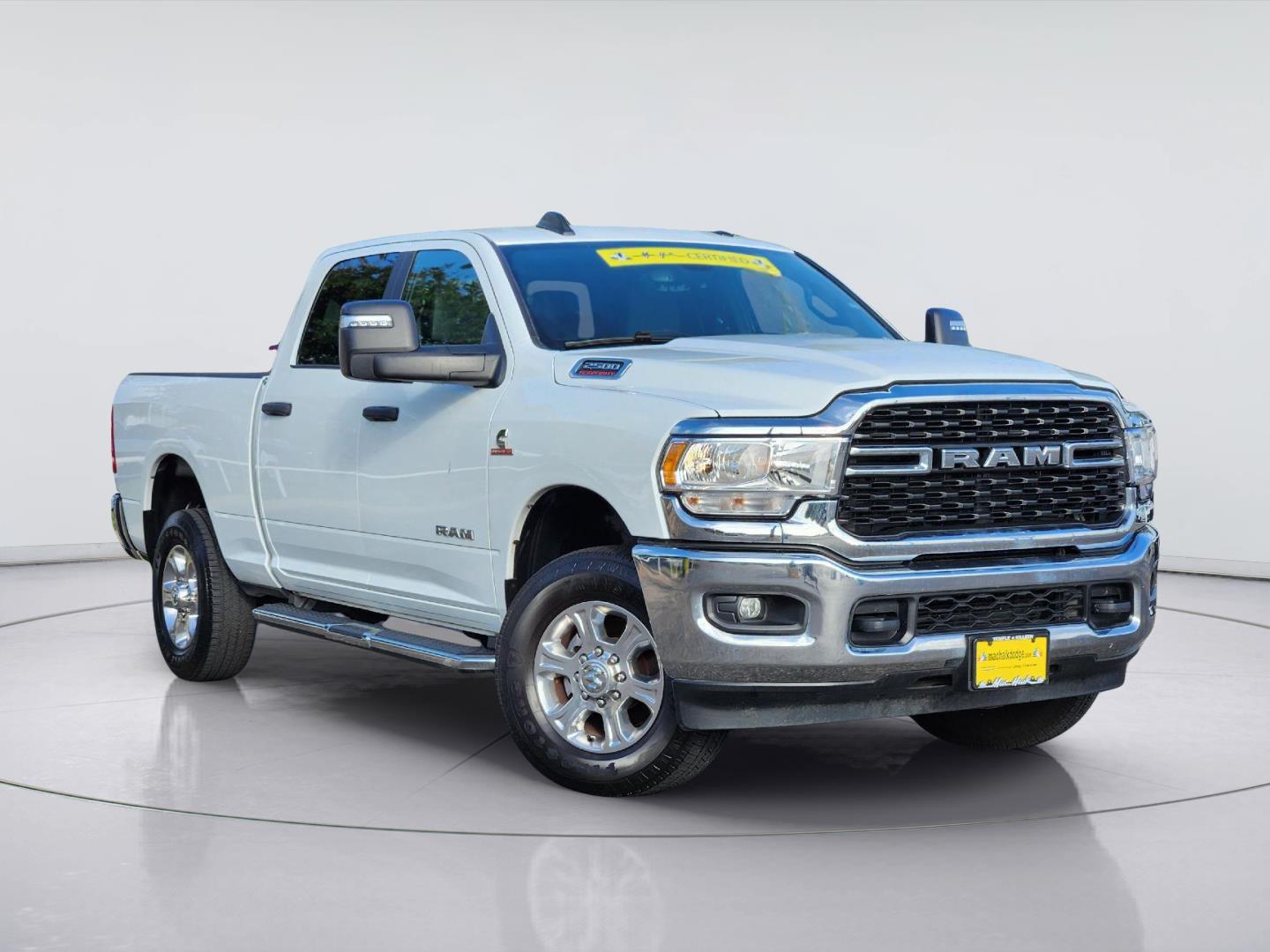 Bright White Clearcoat 2024 RAM 2500 Pickup Truck Four-Wheel Drive 6-Speed Automatic