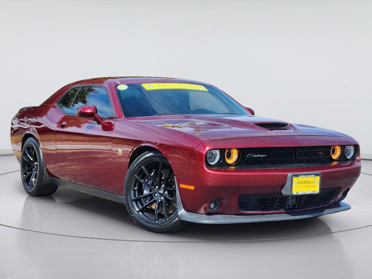 Octane Red Pearlcoat 2020 Dodge Challenger Coupe Rear-Wheel Drive 8-Speed Automatic