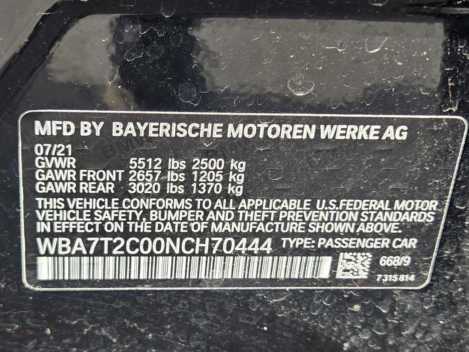 2022 BMW 7 Series 740i at Gerry Lane Buick GMC