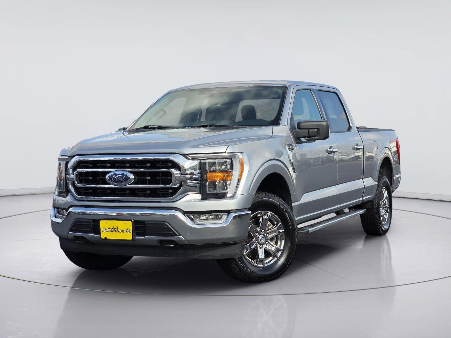Iconic Silver 2022 Ford F-150 Pickup Truck Four-Wheel Drive Automatic