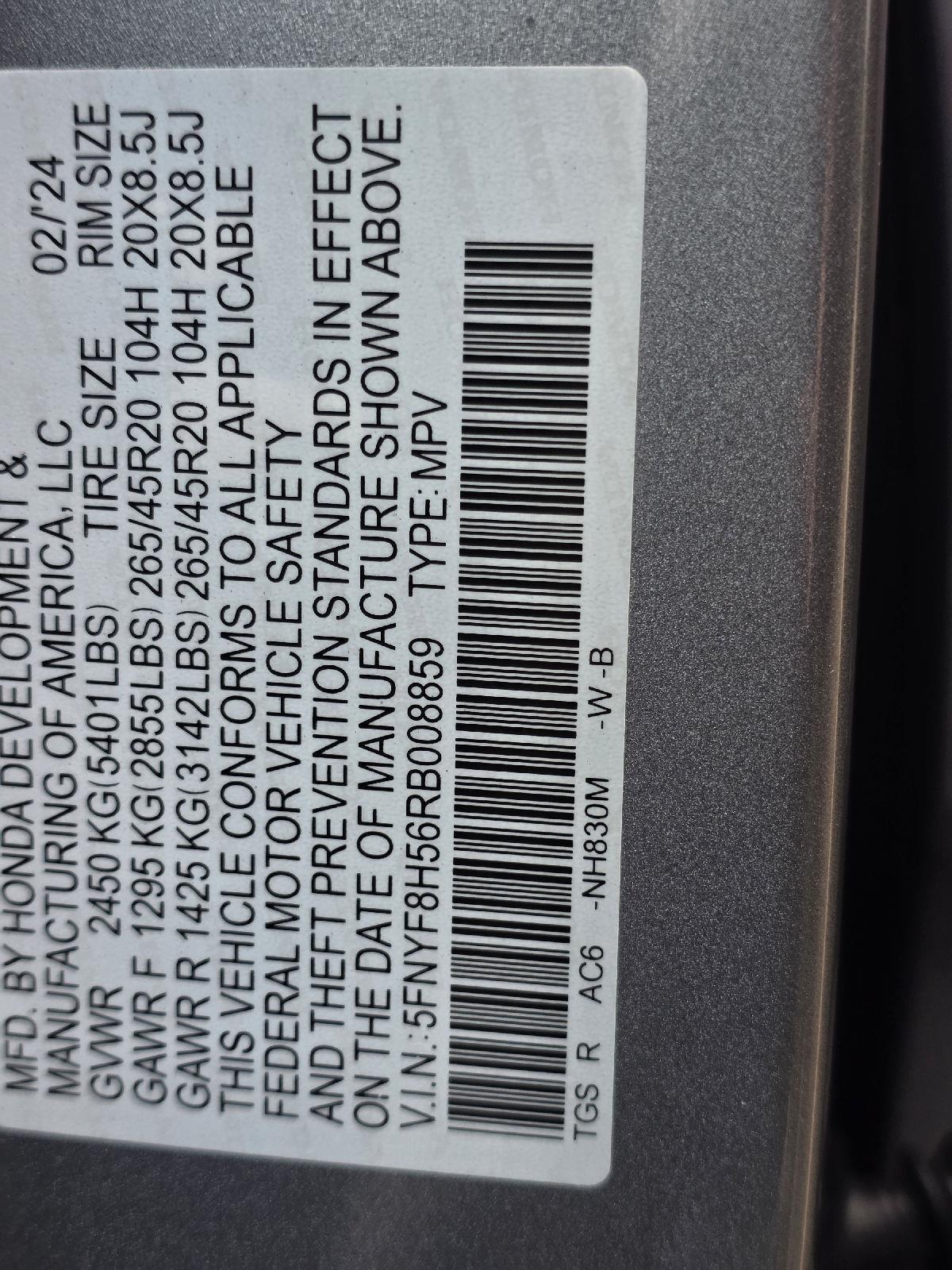 2024 Honda Passport EX-L at Honda of Clear Lake